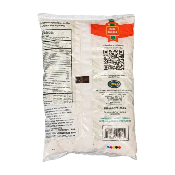 Harina de Trigo Doña Blanca Especial Tortillas2
